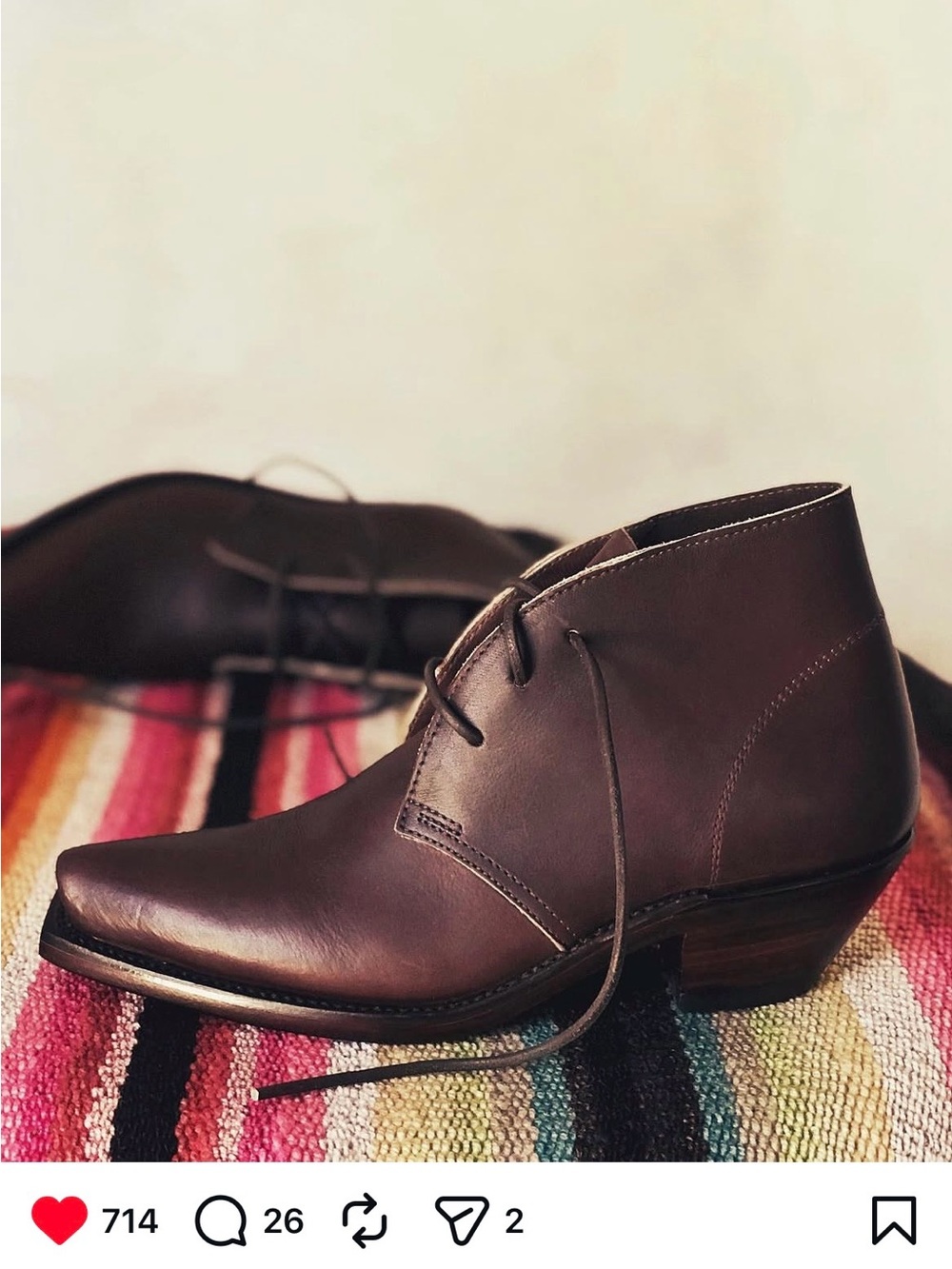 Women’s Cobra Rock South Highlands in dark brown, oil tanned leather.